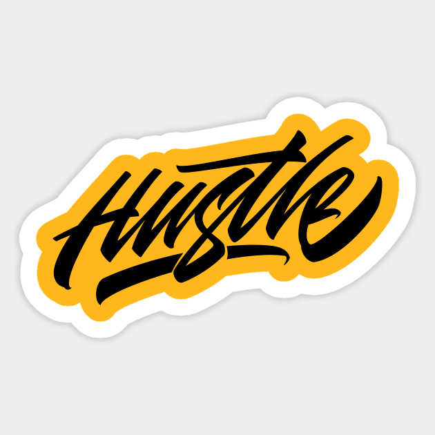 Hustle Sticker by Already Original